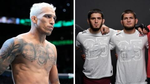 La grosse mise en garde de Charles Oliveira à Islam Makhachev et Khabib avant l'UFC 280
