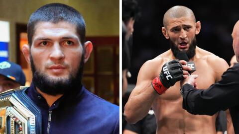 La réaction ferme de Khabib Nurmagomedov après la bagarre de Khamzat Chimaev à l'UFC 280