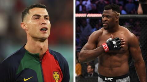 Après McGregor et Khabib, Cristiano Ronaldo fait face à Francis Ngannou
