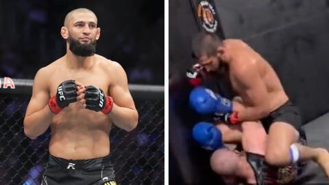 Khamzat Chimaev démolit un sparring-partner dans un combat à l'entrainement (VIDEO)