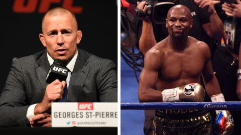 Georges St-Pierre reçoit une offre de Floyd Mayweather et fixe ses conditions pour un combat