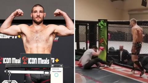 Le combattant UFC Sean Strickland envoie au tapis un fan qui l'avait provoqué dans la rue