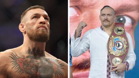 UFC - Conor McGregor provoqué par le champion du monde poids lourd de boxe anglaise