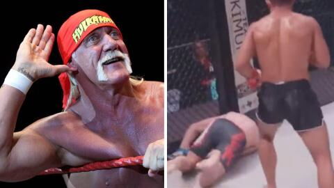 Le neveu d'Hulk Hogan encaisse un énorme KO au 1er round dans un combat de MMA (VIDEO)