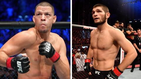UFC - La gifle de Nate Diaz à Khabib Nurmagomedov lors d'une altercation