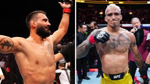 La réaction forte de Charles Oliveira au combat de Benoit Saint-Denis à l'UFC Paris