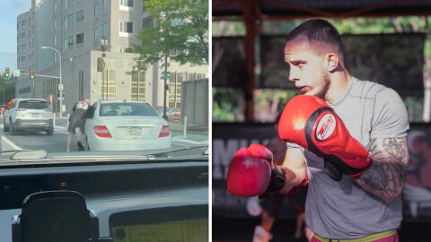 Il vole la voiture d'un combattant de MMA et se fait poursuivre de manière spectaculaire (VIDEO)