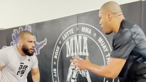 Ciryl Gane affronte le champion d'Europe de jiu-jitsu brésilien, un combat d'exception