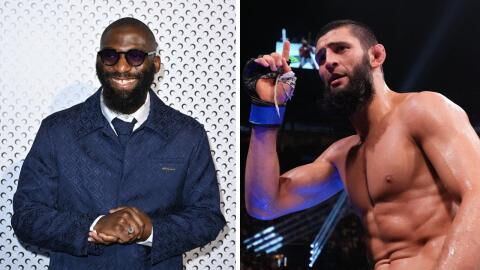 Khamzat présent dans la coin de Baki au PFL, Cédric Doumbé réagit immédiatement