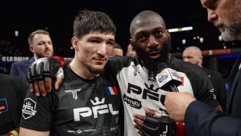 Baki réagit au combat de Cédric Doumbé contre Derek Anderson au Bellator Paris