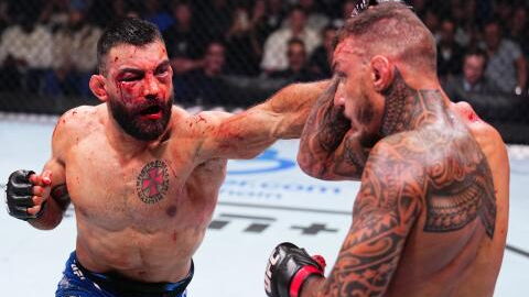 Michael Chandler et Charles Oliveira donnent leur avis sur Benoît Saint-Denis après la défaite contre Moicano