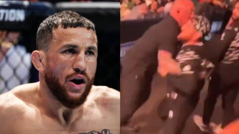Merab Dvalishvili s'est battu avec un fan lors de l'UFC 310 (VIDEO)