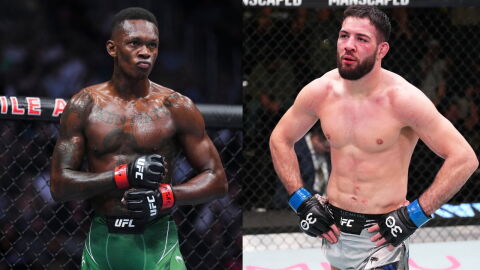 Israel Adesanya met en garde Nassourdine Imavov avant leur combat