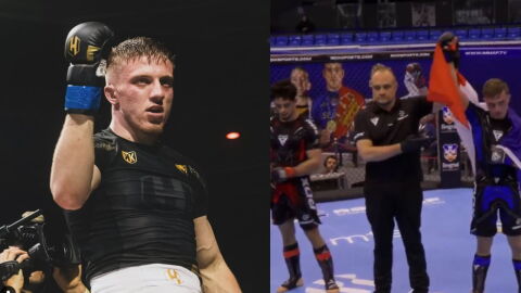 Allan Landouzy remporte son premier combat aux championnats d'Europe de MMA