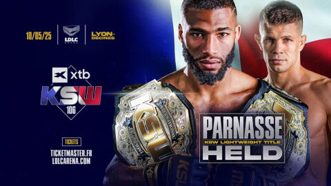 KSW Lyon - Parnasse vs Held : streaming, date, heure, diffusion TV, carte des combats... tout savoir