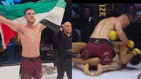 "Free Palestine", un combattant de MMA provoque son adversaire israélien en plein combat