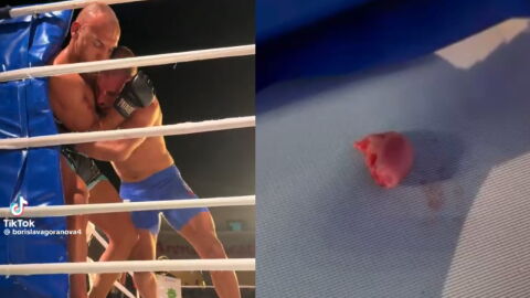 Un combattant de MMA mord et arrache l'oreille de son adversaire en plein combat