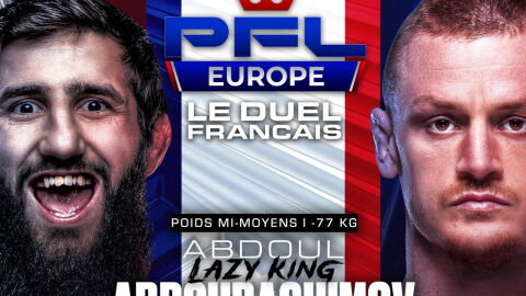 Abdoul Abdouraguimov contre Kevin Jousset officialisé au PFL Nantes le 26 septembre