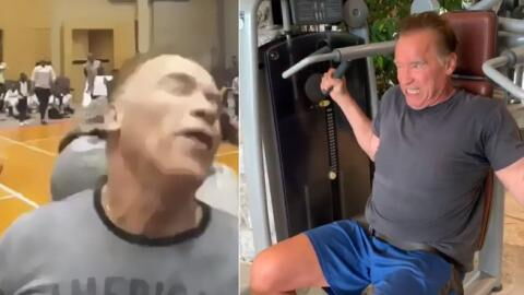 Arnold Schwarzenegger montre ce qu'il a fait 3 jours après s'être fait agressé (VIDÉO)