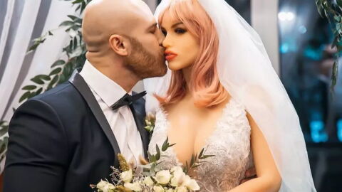 Insolite : un bodybuilder du Kazakhstan a épousé une poupée gonflable