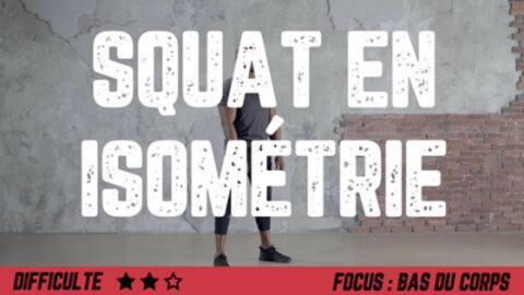 Exercice musculation : comment bien faire des squats en isométrie