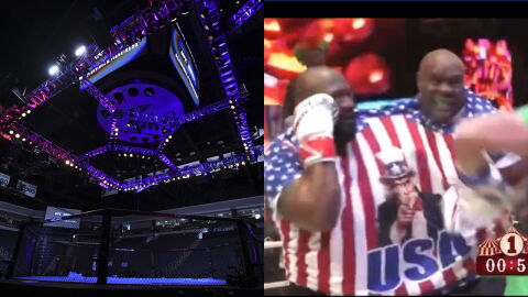 Deux stars des sports de combats font équipe lors d'un "combat siamois"