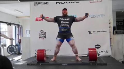 Hafthor Bjornsson : le record de deadlift d'Eddie Hall à 500kg battu par La Montagne