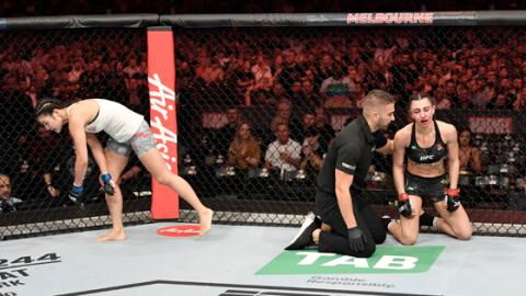 UFC 243 : elle prend un KO après avoir tenté un coup bas