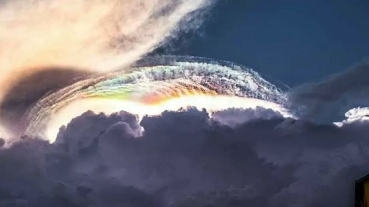 Les nuages arc-en-ciel ou le phénomène des nuages iridescents 