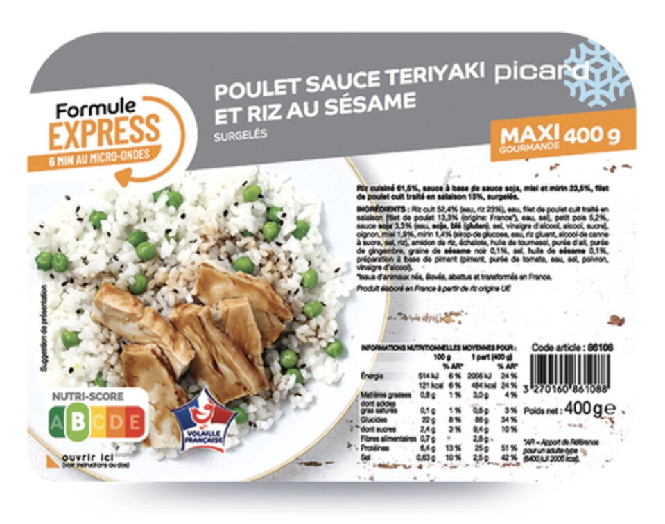Rappel produits des plats cuisinés Picard contaminés