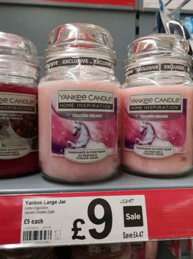 Asda is selling large Yankee Candles for just £9!