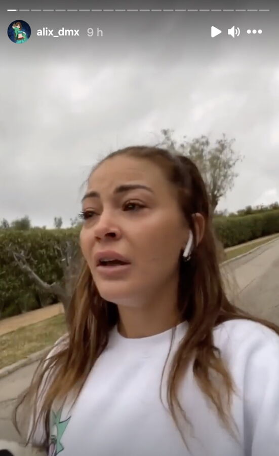Alix DMX (Princes et Princesses de l’Amour) en larmes, un être cher a