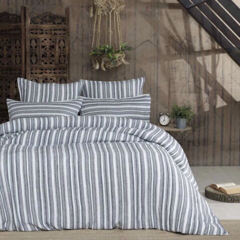 La housse de couette en lin est l'astuce imparable et stylée pour