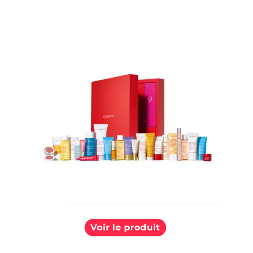 Calendrier Avent Clarins 2025 