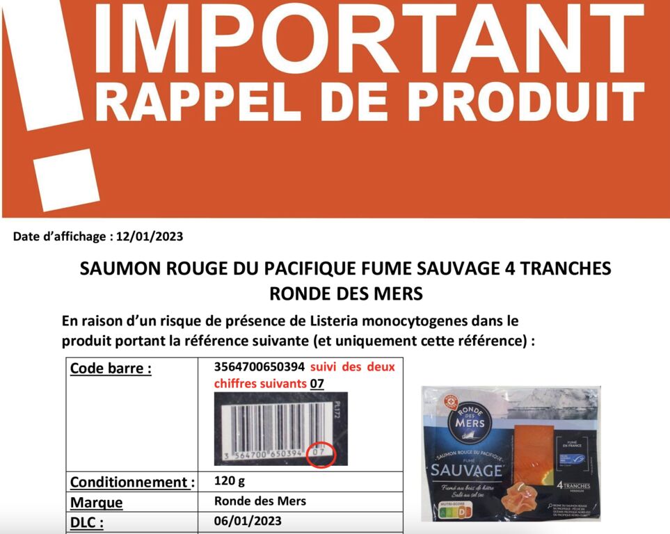 Rappel produit ce saumon vendu en grande surface est contaminé à la