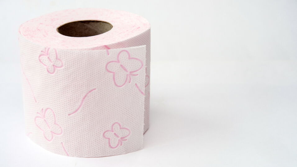This is the strange reason why toilet paper is pink
