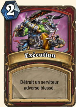 Deck pour battre la Reine de Sang Lana'thel : Éxécution