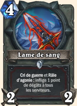 Deck pour battre la Reine de Sang Lana'thel : Lame de sang