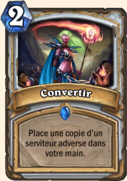 Hearthstone : battre Seigneur Gargamoelle, Carte prêtre Convertir