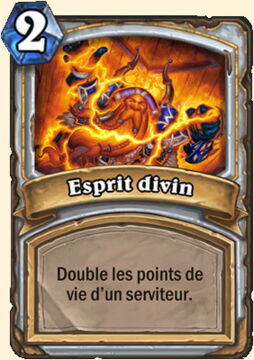 Hearthstone : battre Seigneur Gargamoelle, Carte prêtre Esprit Divin