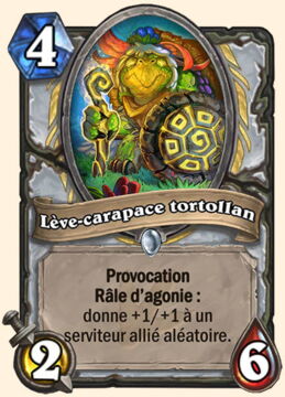 Hearthstone : battre Seigneur Gargamoelle, Carte prêtre Lève-carapace tortollan