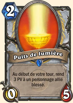 Hearthstone : battre Seigneur Gargamoelle, Carte prêtre Puits de lumière