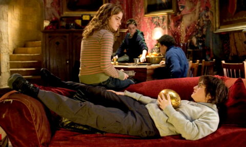 1. Les lits dans les dortoirs Gryffondor