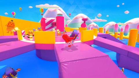 1. Plonger et sauter, la base dans Fall Guys