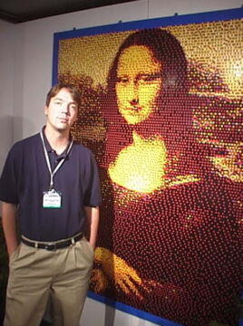 10. La Joconde version Lego, plus de 30.000 pièces
