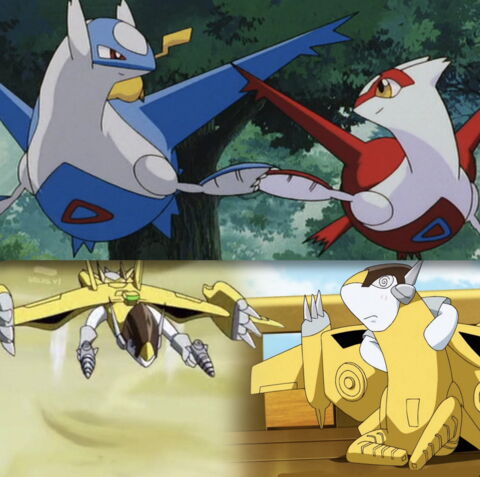 3ème : un nouveau monstre copié, cette fois Digimon a au moins changé la couleur !