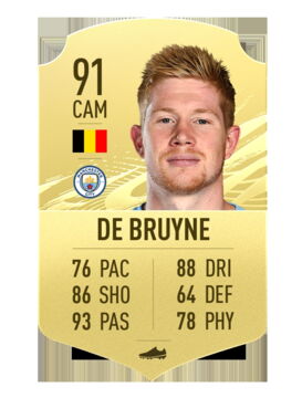 4. Kevin De Bruyne (91)