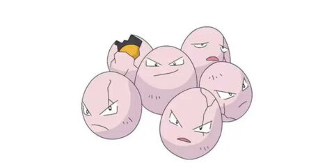 7e : Noeunoeuf, nom anglais plus stylé "Exeggcute"