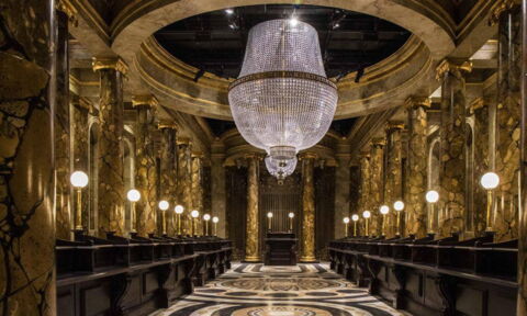 9. La banque Gringotts, un décor 100% fonctionnel