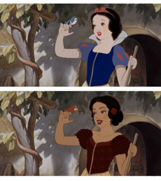 Blanche-Neige (Blanche-Neige et les Sept Nains) imaginée sous des traits... Hispaniques !